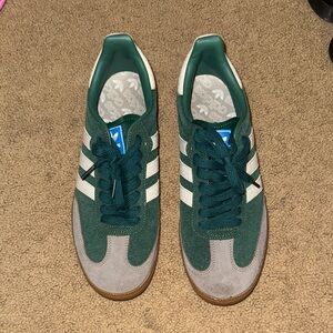 Adidas samba Men's Forest Green and Gray Sneakers